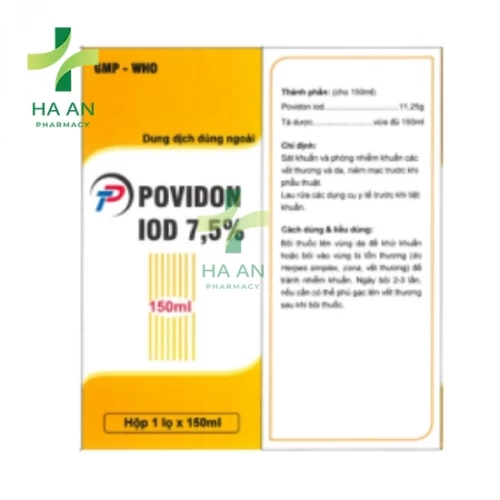 Thuốc Dùng ngoài TP Povidon iod 7,5%Công Ty Cổ Phần Dược Phẩm Thành Phát