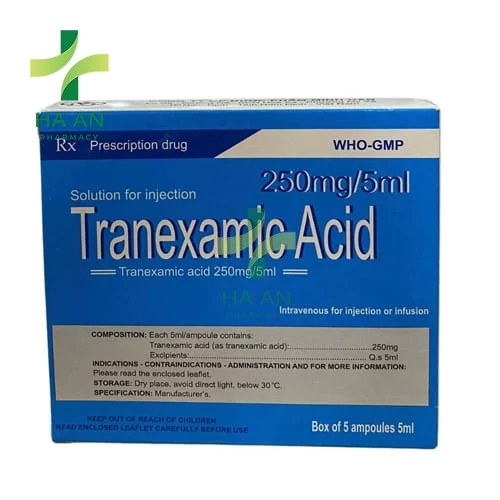 Thuốc Tiêm Tranexamic acid 250mg/5mlCông ty CPDP Minh Dân