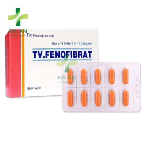 Thuốc Uống TV. FenofibratCông Ty Cổ Phần Dược Phẩm Tv.pharm