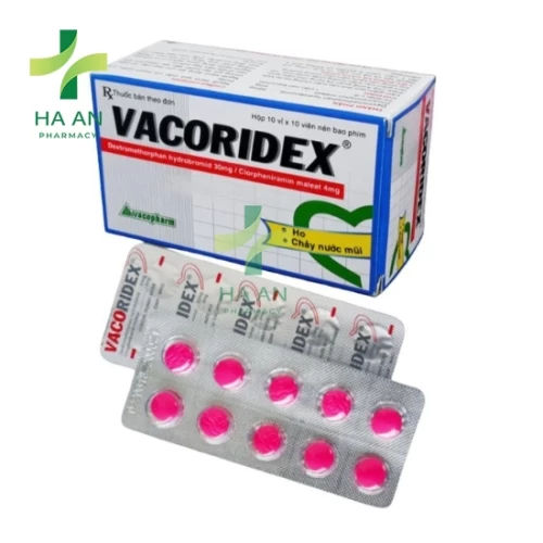 Thuốc Uống Vacoridex Công ty Cổ phần Dược Vacopharm