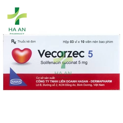 Thuốc Uống Vecarzec 5Công Ty TNHH Liên Doanh Hasan – Dermapharm