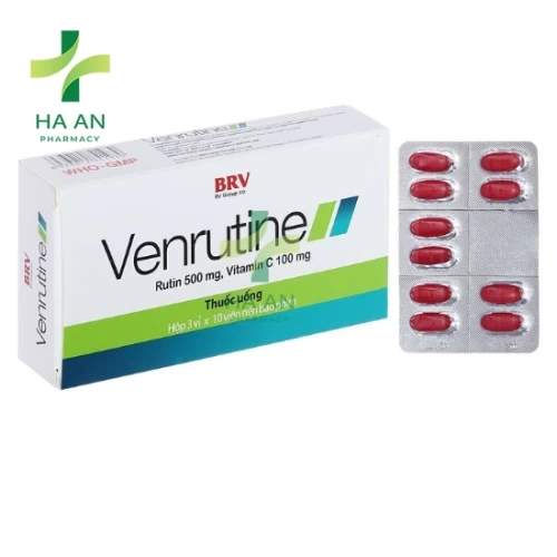 Thuốc Uống VENRUTINE Công ty TNHH BRV Healthcare