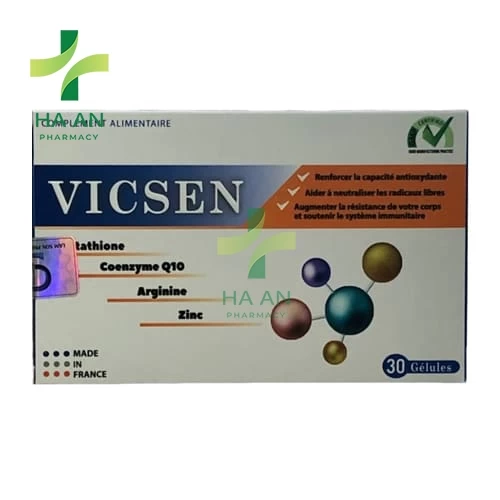 Vicsen tăng cường chức năng gan, hộp 30 viên