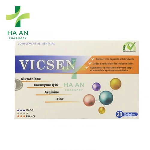 Vicsen tăng cường chức năng gan, hộp 30 viên