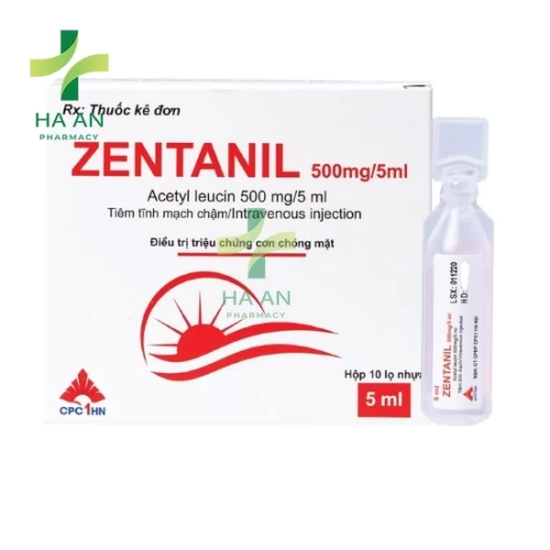 Thuốc Tiêm Zentanil 500mg/5mlCông Ty Cổ Phần Dược Phẩm Cpc1 Hà Nội
