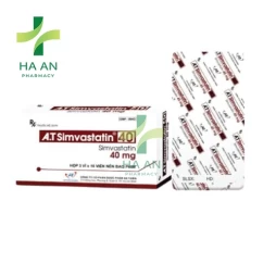Thuốc Uống A.T Simvastatin 40Công Ty Cổ Phần Dược Phẩm An Thiên