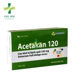 Acetakan 120 - Cao khô lá bạch quả Agimexpharm