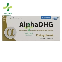 Thuốc uống AlphaDHGCTCP Dược Hậu Giang - CN nhà máy DP DHG tại Hậu Giang