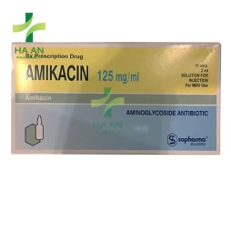Thuốc Tiêm Amikacin 125mg/mlSopharma PLC