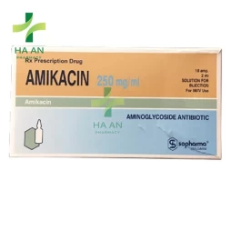 Thuốc Tiêm truyền Amikacin 250mg/mlSopharma AD