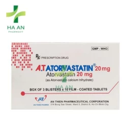 A.T Atorvastatin 20mg