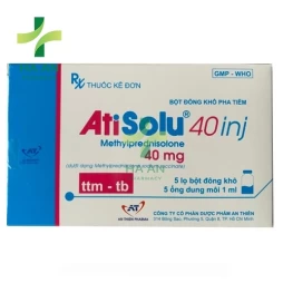 Thuốc Tiêm Atisolu 40 injCTCP Dược phẩm An Thiên
