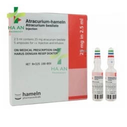 Thuốc Tiêm tĩnh mạch Atracurium - Hameln 10mg/mlSiegfried Hameln GmbH