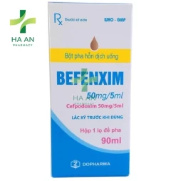 Thuốc Uống Befenxim 50mg/5mlCông ty cổ phần dược phẩm Trung ương 2