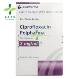 Thuốc Tiêm/tiêm truyền Ciprofloxacin PolpharmaPharmaceutical Works Polpharma S.A