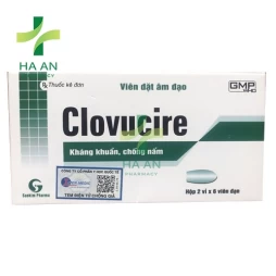 Thuốc Đặt âm đạo Clovucire Công Ty Cổ Phần Dược Phẩm Sao Kim