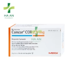 Concor Cor 2,5mg - Bisoprolol fumarate Merck