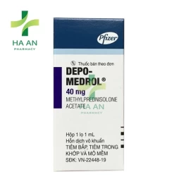 Thuốc Tiêm bắp (IM), tiêm trong khớp và mô mềm Depo-Medrol Pfizer Manufacturing Belgium NV