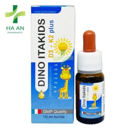 Dino Itakids D3 K2 Plus Hỗ trợ bổ sung Vitamin D3 và K2