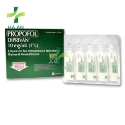 Thuốc Tiêm hoặc truyền tĩnh mạch (IV) DiprivanCorden Pharma S.P.A; đóng gói AstraZeneca UK Ltd.