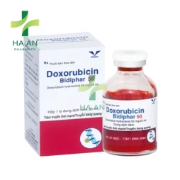 Thuốc Tiêm, truyền Doxorubicin Bidiphar 50Công Ty Cổ Phần Dược – Trang Thiết Bị Y Tế Bình Định (Bidiphar)