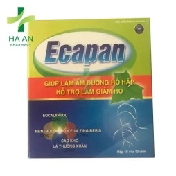  Ecapan - giảm ho, làm ấm đường hô hấp