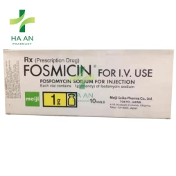 Thuốc Tiêm Fosmicin for I.V.Use 1gMeiji Seika Pharma Co., Ltd. Odawara Plant