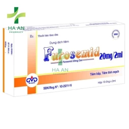Thuốc Tiêm Furosemid 20mg/2mlCông ty CPDP Minh Dân
