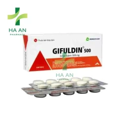 Thuốc Uống Gifuldin 500CN Cty CPDP Agimexpharm - Nhà máy SX DP Agimexpharm