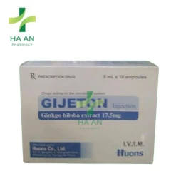 Gijeton Injection - Ginkgo biloba Extract 17,5mg Huons
