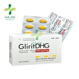 Thuốc Uống GliritDHG 500mg/5mg CTCP Dược Hậu Giang - CN nhà máy DP DHG tại Hậu Giang