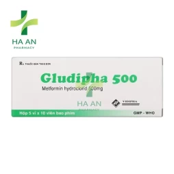 Thuốc Uống GLUDIPHA 500Chi nhánh Công ty CP DP TW Vidipha