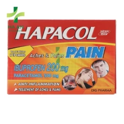 Thuốc Uống HAPACOL PAIN CTCP Dược Hậu Giang - CN nhà máy DP DHG tại Hậu Giang