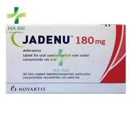 Thuốc Uống Jadenu 180mg 3x10Nhà sản xuất: Novartis Pharma Stein AG; Đóng gói: Novartis Pharma Produktions GmbH