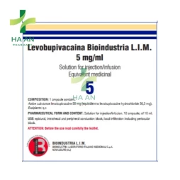 Thuốc Tiêm/Tiêm truyền Levobupivacaina Bioindustria L.I.MBioindustria L.I.M (Laboratorio Italiano Medicinali) S.p.A
