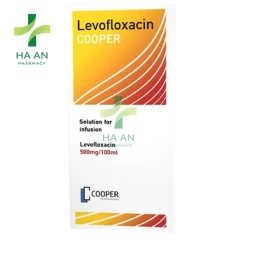 Thuốc Tiêm truyền Levofloxacin/cooper solution for infusion 500mg/100mlCooper S.A. Pharmaceuticals