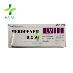 Thuốc Tiêm Meropenem 0,25gCông Ty Cổ Phần Dược Phẩm Vcp
