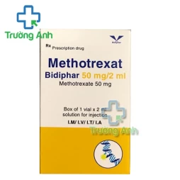 Thuốc Tiêm/ Tiêm truyền Methotrexat Bidiphar 50mg/2mlCông Ty Cổ Phần Dược – Trang Thiết Bị Y Tế Bình Định (Bidiphar)