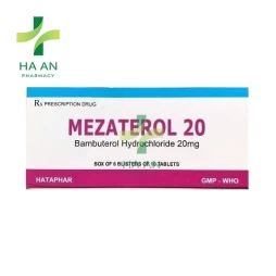 Thuốc Uống Mezaterol 20Công ty cổ phần dược phẩm Hà Tây