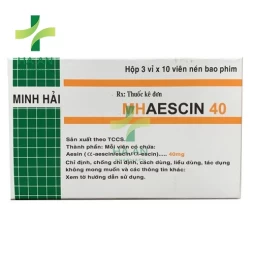 Thuốc Uống MHAescin 40Công ty Cổ Phần Dược Minh Hải