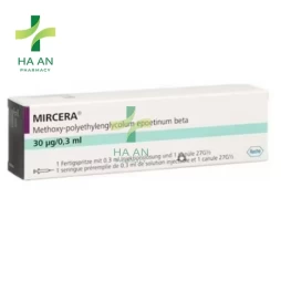 Thuốc Tiêm Mircera 30mcg/0.3ml Inj. B/1CSSX: F. Hoffmann - La Roche Ltd.; Cơ sở đóng gói và xuất xưởng: Roche Diagnostics GmbH