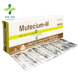 Thuốc Uống Mutecium - MCông Ty Cổ Phần Hóa-Dược Phẩm Mekophar