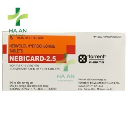 Thuốc Uống Nebicard 2.5Torrent Pharmaceuticals Ltd.