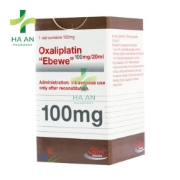Thuốc Tiêm truyền tĩnh mạch Oxaliplatin \"Ebewe\" 100mg/20ml hàm lượng 100mg/20ml- Ebewe Pharma