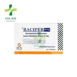 Thuốc Uống Raciper 20mgSun Pharmaceutical Industries Limited