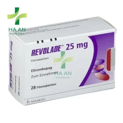 Thuốc Uống Revolade 25mg 4x7Cơ sở sản xuất: Glaxo Operations UK Ltd.; Cơ sở đóng gói: Glaxo Wellcome, S.A.