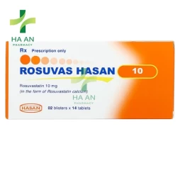 Thuốc uống Rosuvas Hasan 10Công ty TNHH Hasan - Dermapharm