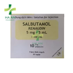 Thuốc Tiêm Salbutamol Renaudin 5mg/5ml (0,1%)Laboratoire Renaudin