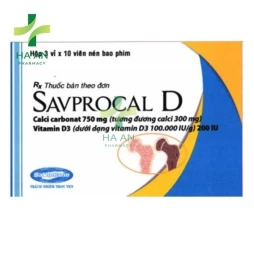 Thuốc Uống Savprocal D Cty CP dược phẩm SaVi