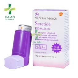 Thuốc Hít qua đường miệng Seretide Evohaler DC 25/125mcg 120d Glaxo Wellcome S.A